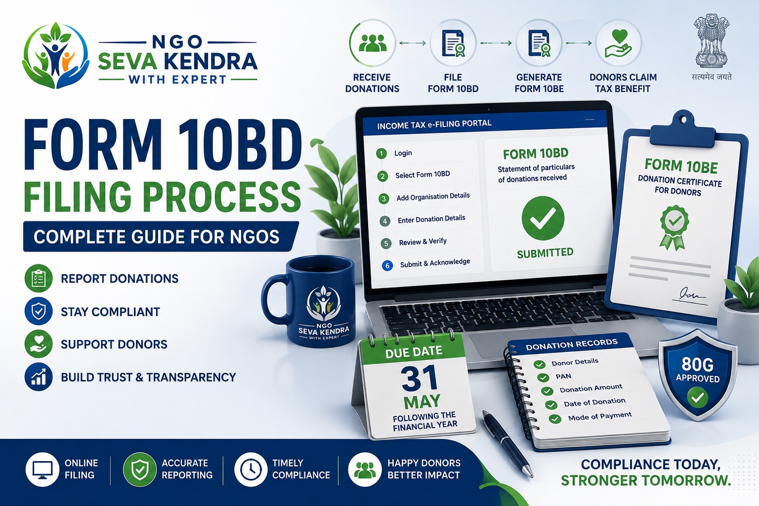Form 10BD Filing Process NGO Seva Kendra