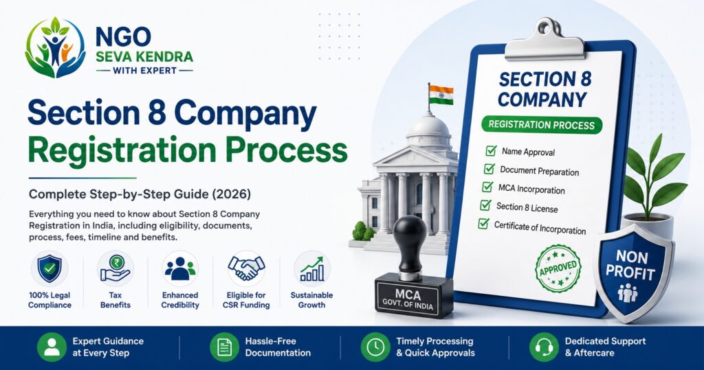 Section 8 Company Registration Process in India